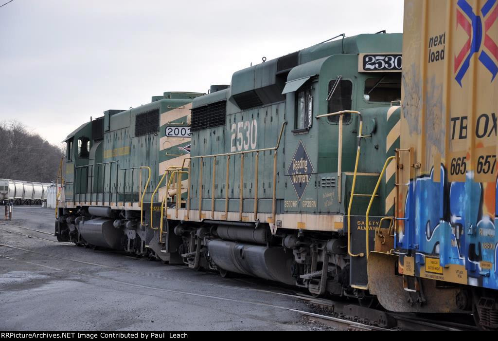 Trailing unit on northbound interchange run